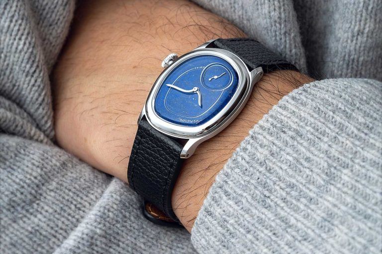 Kỳ Lân Luxury dong ho berneron mirage 34 2 Đồng hồ Berneron Mirage Lapis Lazuli và Tiger's Eye 34mm