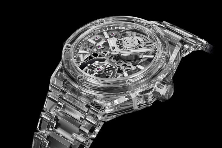 Kỳ Lân Luxury dong ho big bang integral tourbillon full sapphire cua hublot 2 Đồng hồ Big Bang Integral Tourbillon Full Sapphire của Hublot