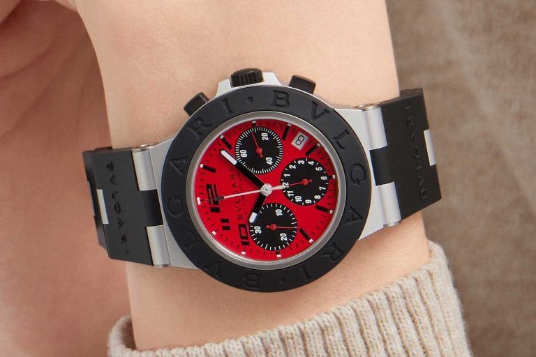 Kỳ Lân Luxury dong ho bvlgari aluminium chronograph ducati special edition 2 Đồng hồ Bvlgari Aluminium Chronograph Ducati Special Edition