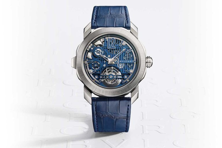 Kỳ Lân Luxury dong ho carillon 1 Đồng hồ Octo Roma Blue Carillon Tourbillon