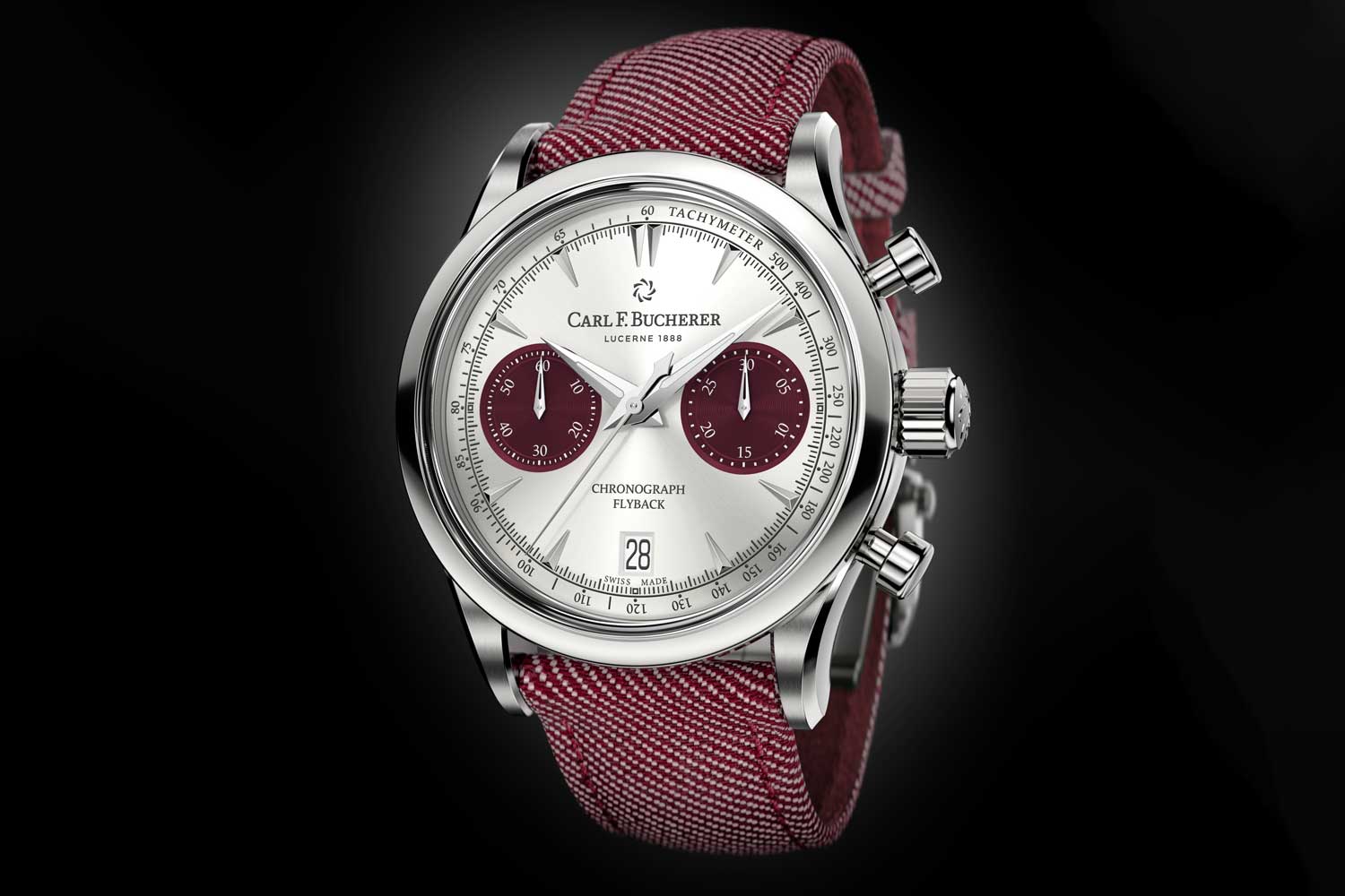 Kỳ Lân Luxury dong ho carl f bucherer manero flyback 40mm chronograph 3 Đồng hồ Carl F. Bucherer Manero Flyback 40mm Chronograph