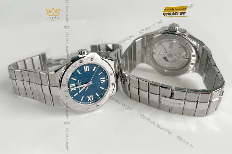 Kỳ Lân Luxury dong ho chopard alpine eagle large 298600 3001 blue dial 41mm 2 1 Đồng hồ Chopard Alpine Eagle Large 298600-3001 Blue Dial 41mm