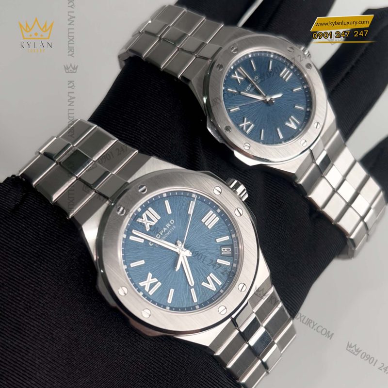 Kỳ Lân Luxury dong ho chopard alpine eagle large 298600 3001 blue dial 41mm 5 1 Đồng hồ Chopard Alpine Eagle Large 298600-3001 Blue Dial 41mm