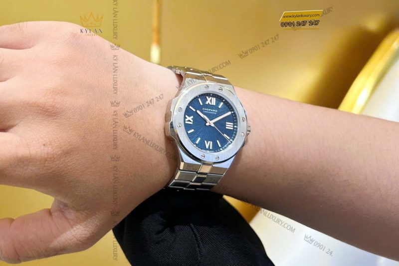 Kỳ Lân Luxury dong ho chopard alpine eagle small 298601 3001 blue dial 36mm 1 1 1 Đồng hồ Chopard Alpine Eagle Small 298601-3001 Blue Dial 36mm