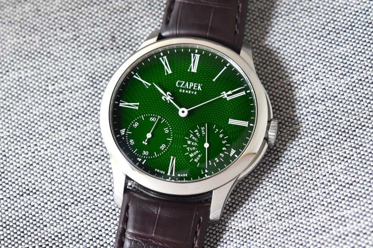 Kỳ Lân Luxury dong ho czapek cie quai des bergues in emerald Đồng hồ Czapek & Cie Quai des Bergues in Emerald