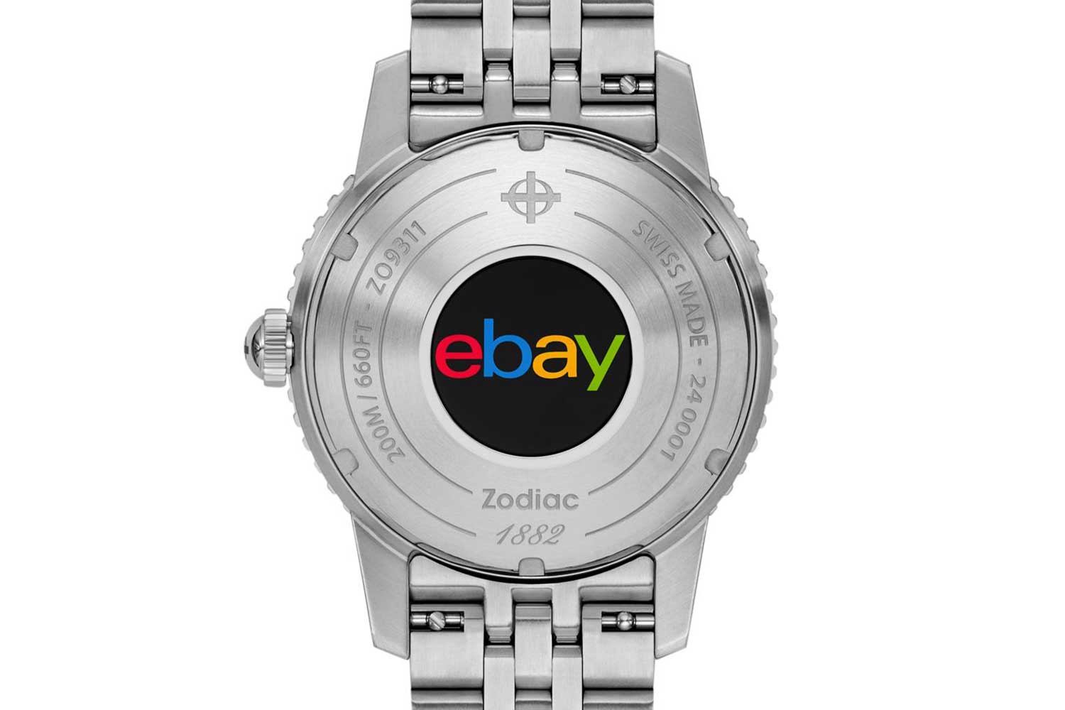 Đồng hồ Zodiac x eBay Super Sea Wolf Compression Diver