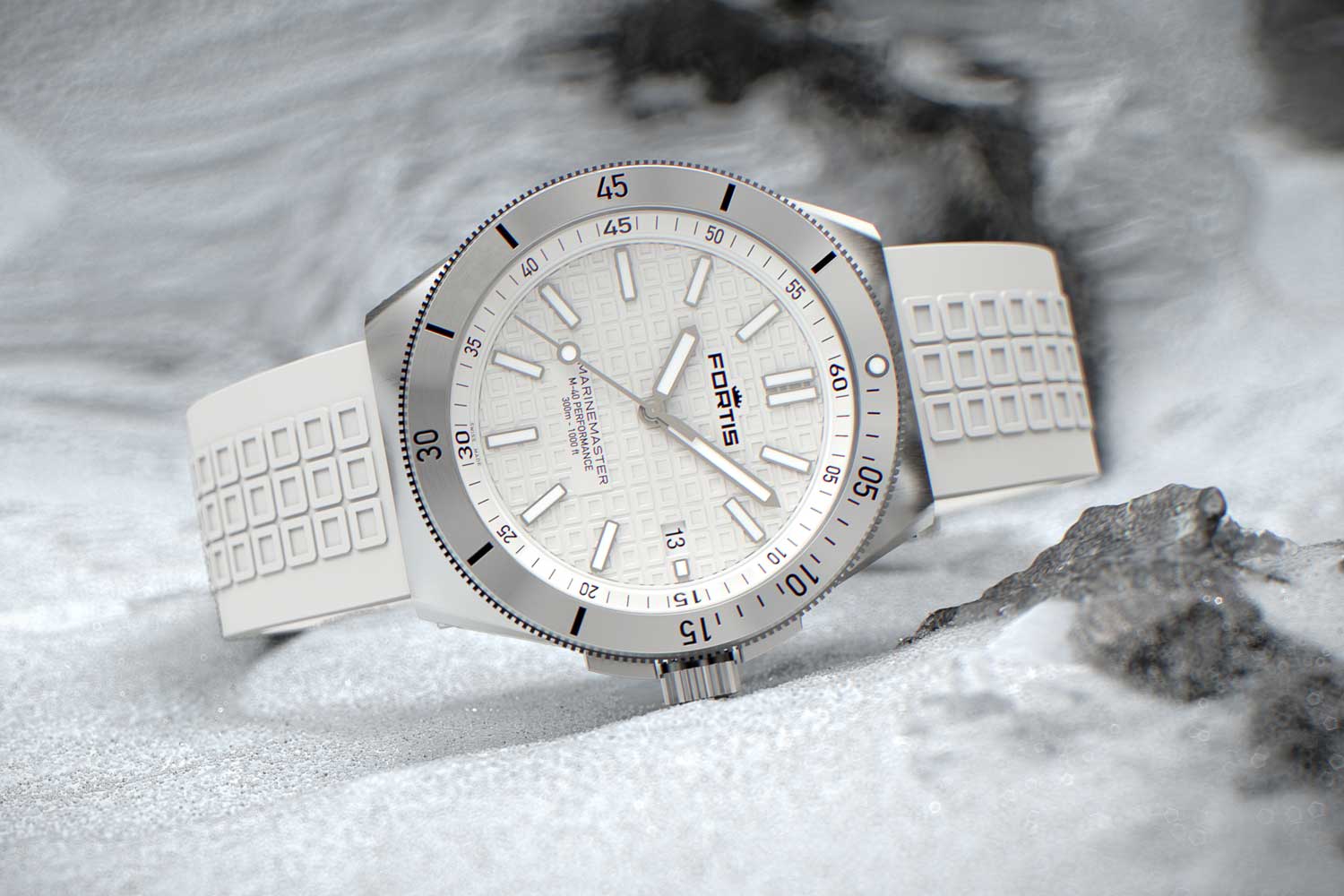 Đồng hồ Fortis Marinemaster M-40 Snow White