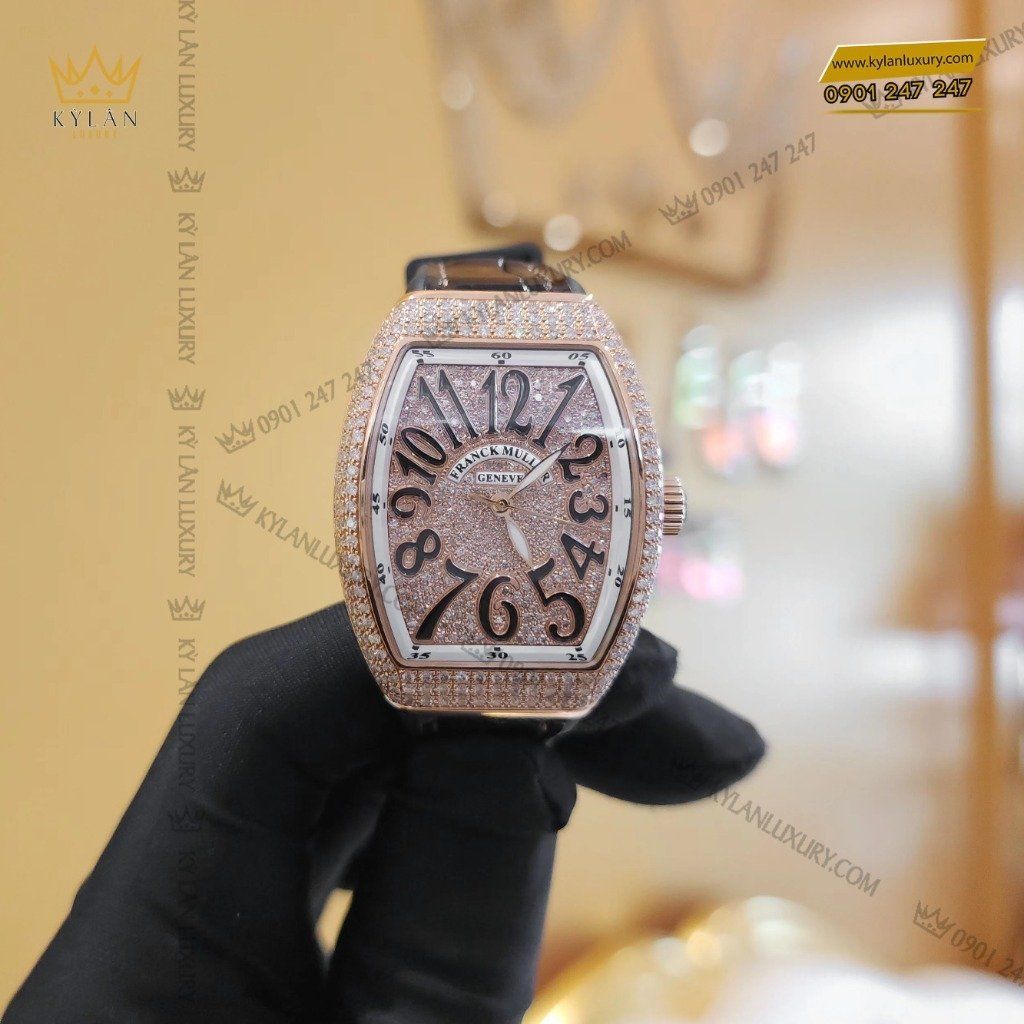 Đồng hồ Franck Muller Geneve V32 Rose Gold Diamond
