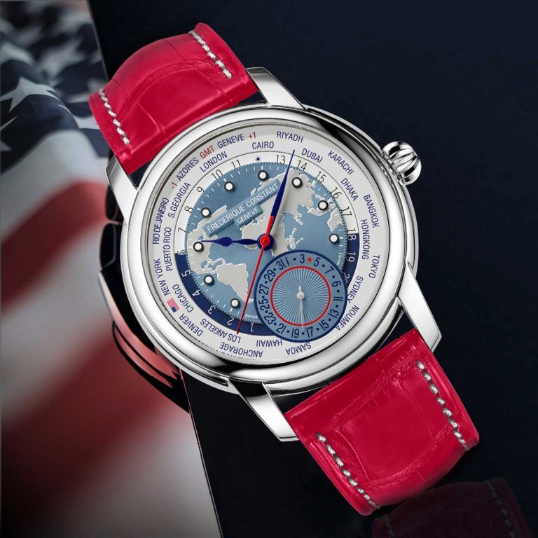 Kỳ Lân Luxury dong ho frederique constant classics worldtimer manufacture summer of 76 us exclusive 1 Đồng hồ Frederique Constant Classics Worldtimer Manufacture Summer of 76 US Exclusive