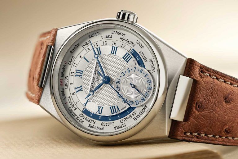 Kỳ Lân Luxury dong ho frederique constant highlife vintage worldtimer manufacture 3 Đồng hồ Frederique Constant Highlife Vintage Worldtimer Manufacture
