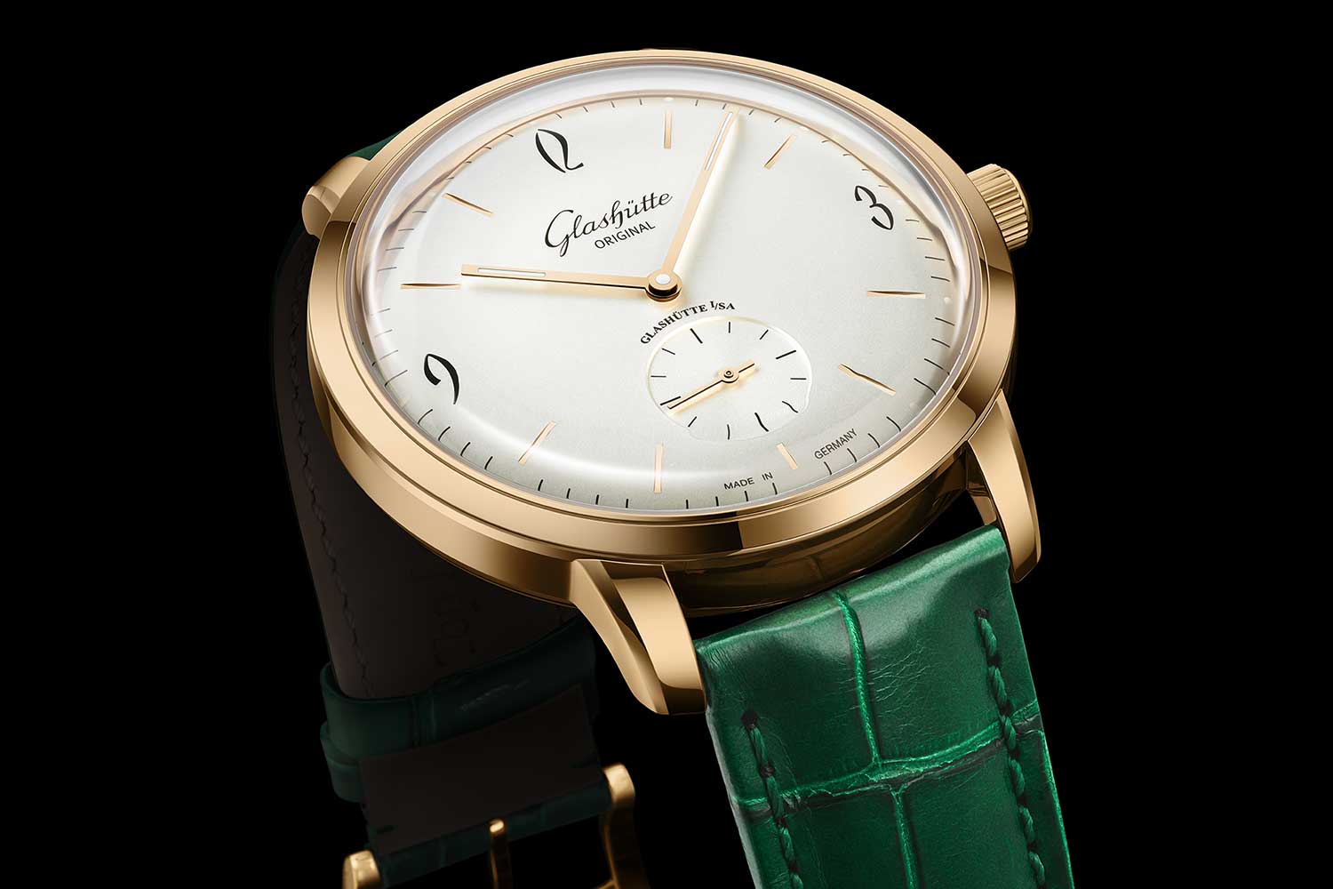 Đồng hồ Glashütte Original Sixties Small Second bằng vàng 