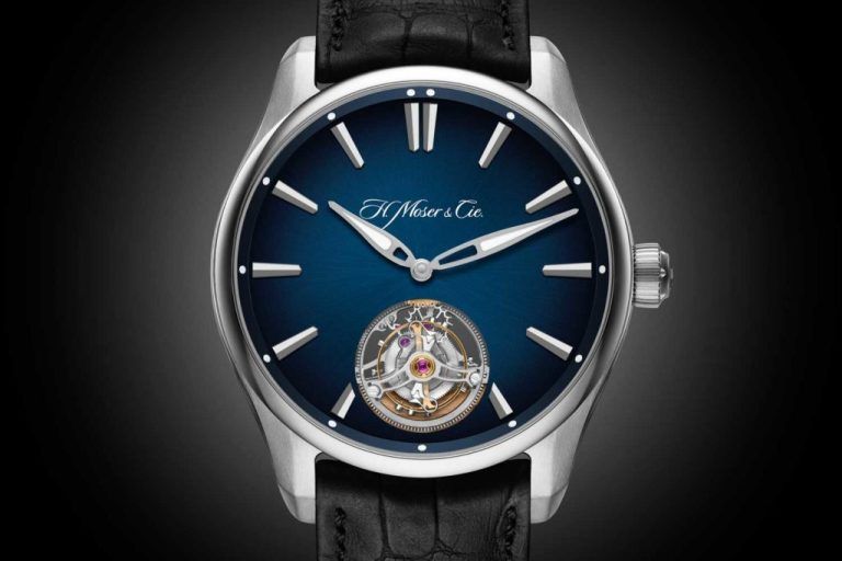 Kỳ Lân Luxury dong ho h moser cie pioneer tourbillon 2 Đồng hồ H. Moser & Cie Pioneer Tourbillon