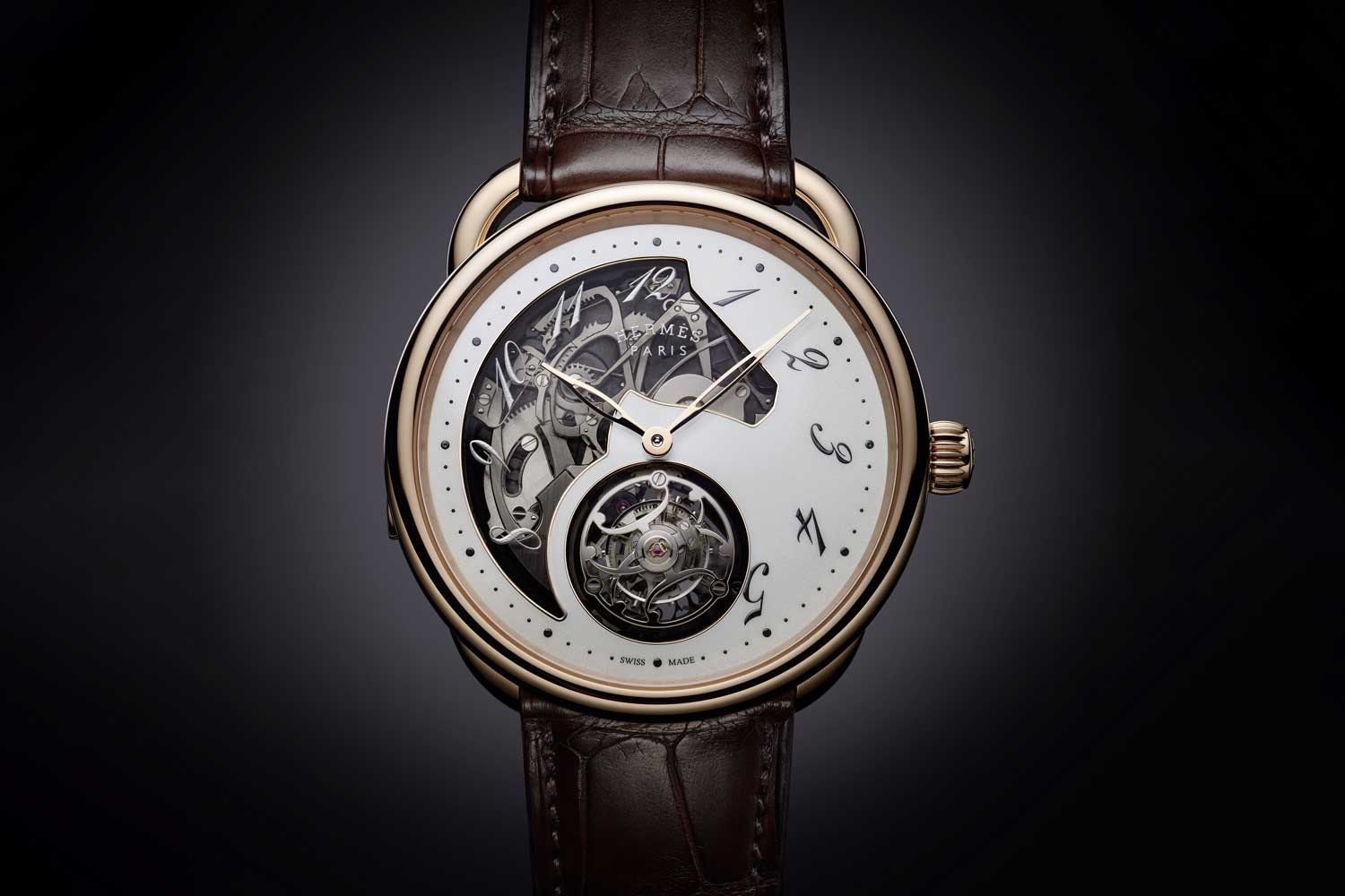 Kỳ Lân Luxury dong ho hermes arceau lift tourbillon repetition 1 Đồng hồ Hermès Arceau Lift Tourbillon Répétition