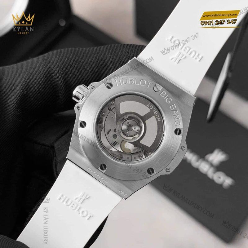 Kỳ Lân Luxury dong ho hublot big bang one click steel white diamonds 33mm 485 se 2010 rw 5 2 Đồng hồ Hublot Big Bang One Click Steel White Diamonds 33mm 485.SE.2010.RW.1204