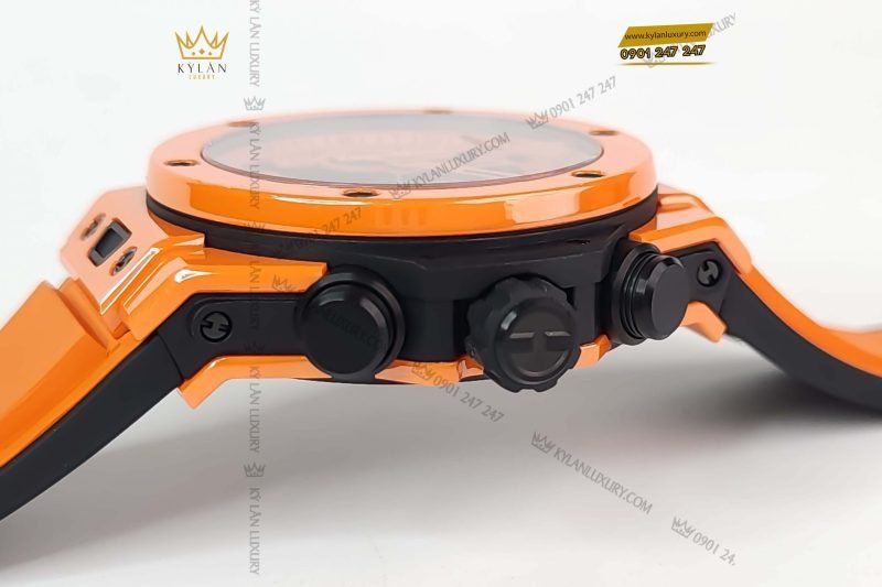 Kỳ Lân Luxury dong ho hublot big bang unico orange ceramic 42mm 441 cu 5910 4 scaled 1 Đồng hồ Hublot Big Bang Unico Orange Ceramic 42mm