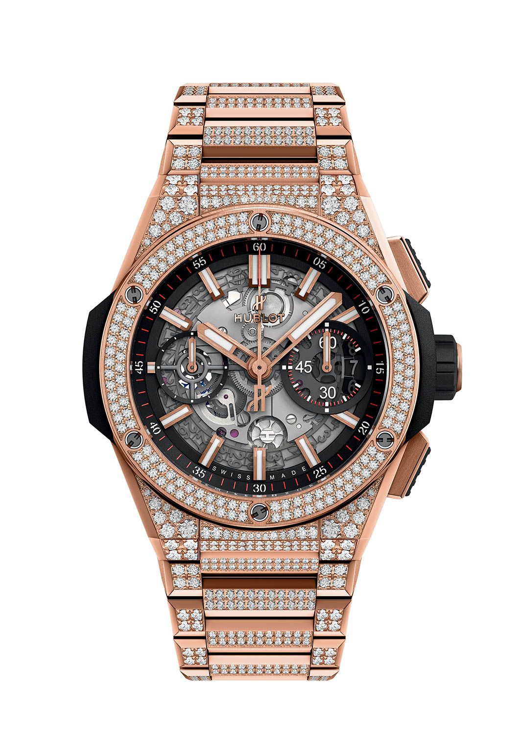 Đồng hồ Hublot Big Bang với dây tích hợp