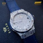 Kỳ Lân Luxury dong ho hublot classic fusion blue full diamond 38mm 565 nx 7170 2 1 scaled 1 Đồng hồ Hublot Classic Fusion Blue Full Diamond 38mm 565.NX.7170.LR