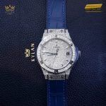 Kỳ Lân Luxury dong ho hublot classic fusion blue full diamond 38mm 565 nx 7170 3 scaled 1 Đồng hồ Hublot Classic Fusion Blue Full Diamond 38mm 565.NX.7170.LR