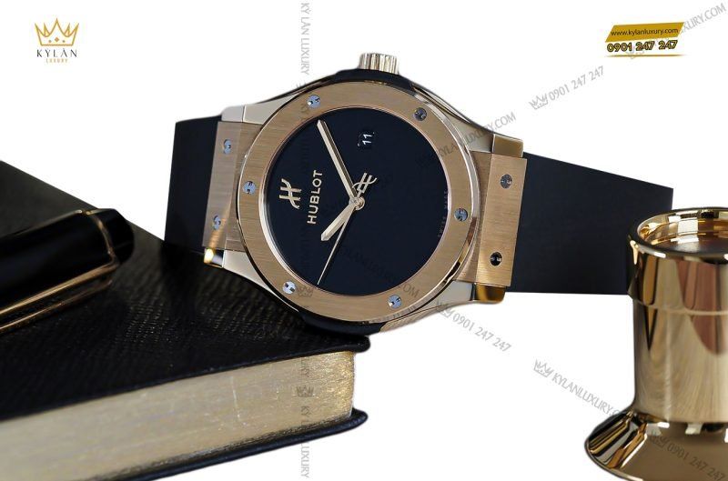 Kỳ Lân Luxury dong ho hublot classic fusion yellow gold 42mm 542 vx 1230 rx mdm 1 1 Đồng Hồ Hublot Classic Fusion Yellow Gold 42mm - 542.VX.1230.RX.MDM