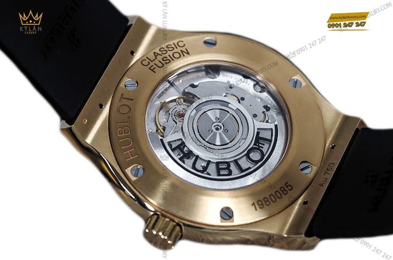 Kỳ Lân Luxury dong ho hublot classic fusion yellow gold 42mm 542 vx 1230 rx mdm 2 1 1 Đồng Hồ Hublot Classic Fusion Yellow Gold 42mm - 542.VX.1230.RX.MDM