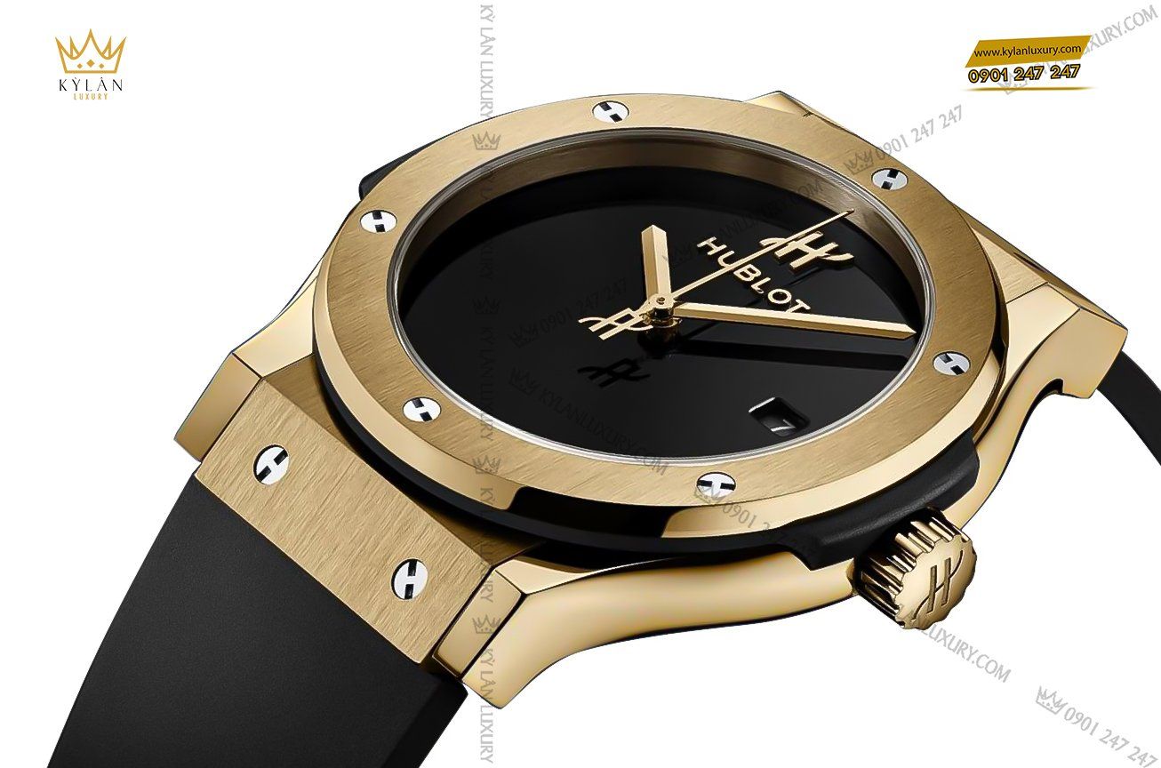 Kỳ Lân Luxury dong ho hublot classic fusion yellow gold 42mm 542 vx 1230 rx mdm 3 1 Đồng Hồ Hublot Classic Fusion Yellow Gold 42mm - 542.VX.1230.RX.MDM