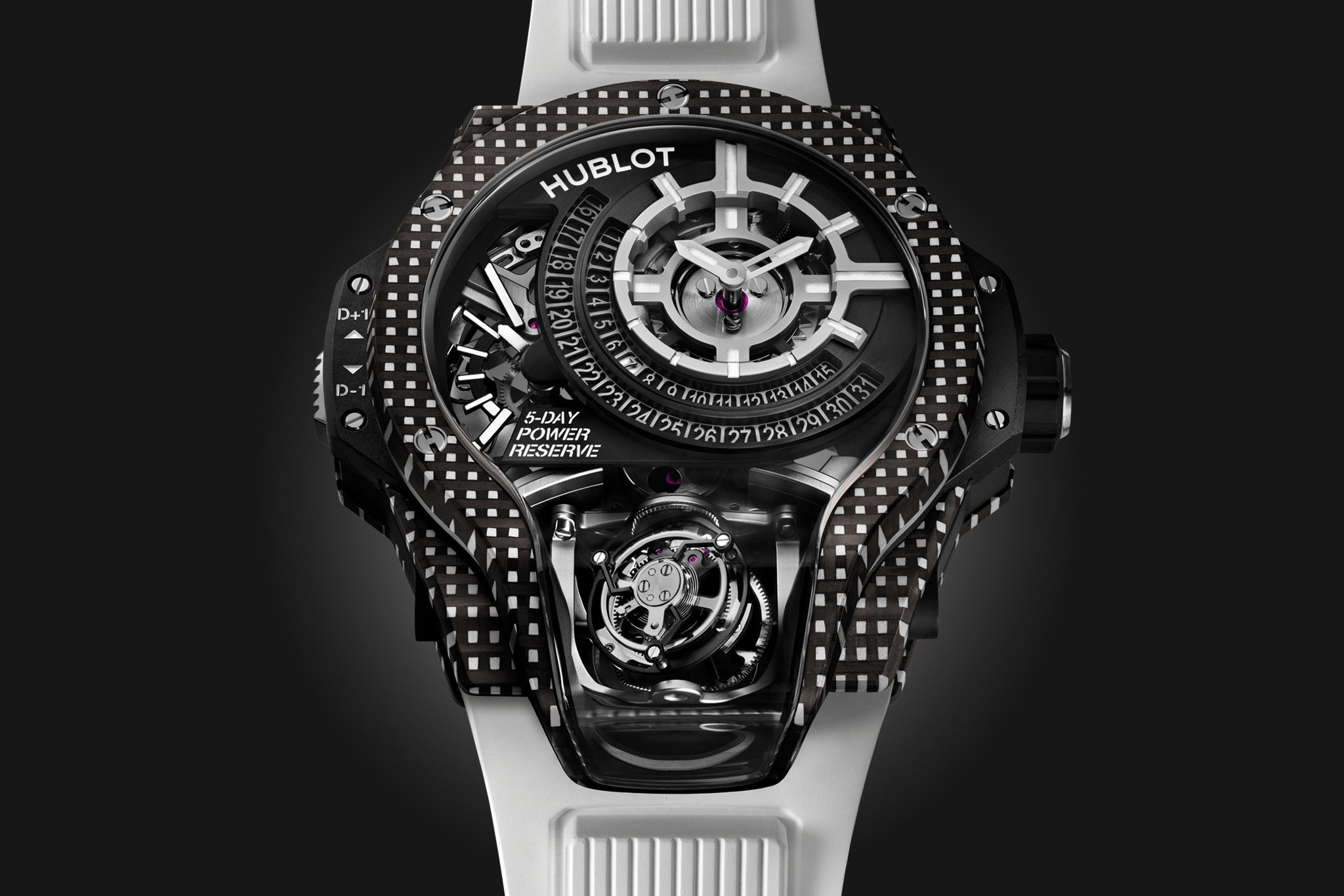 Đồng hồ Hublot MP-09 Tourbillon Bi-Axis White 3D Carbon