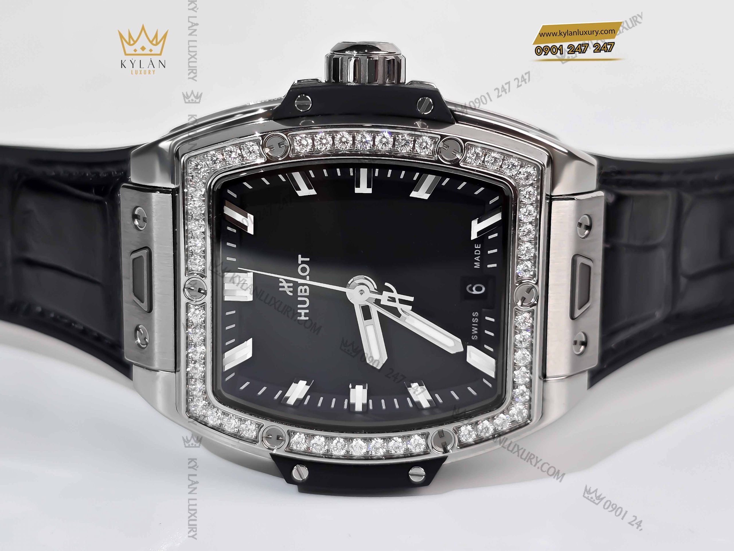 Kỳ Lân Luxury dong ho hublot spirit of big bang titanium diamonds 39mm 4 scaled Đồng hồ Hublot Spirit Of Big Bang Titanium Diamonds 39mm