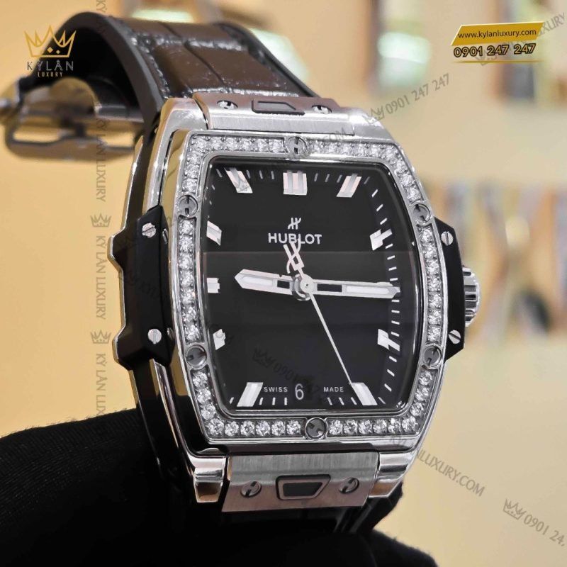 Kỳ Lân Luxury dong ho hublot spirit of big bang titanium diamonds 39mm 6 1 1 Đồng hồ Hublot Spirit Of Big Bang Titanium Diamonds 39mm