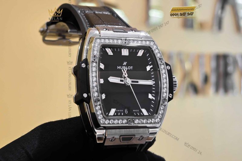 Kỳ Lân Luxury dong ho hublot spirit of big bang titanium diamonds 39mm 6 scaled 1 Đồng hồ Hublot Spirit Of Big Bang Titanium Diamonds 39mm