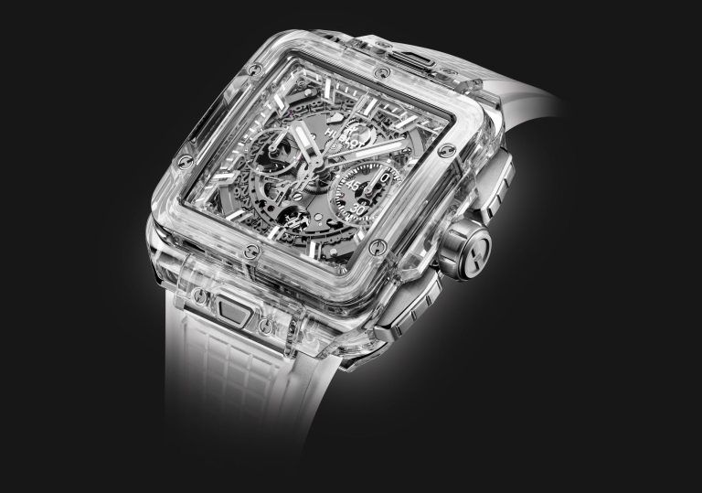 Kỳ Lân Luxury dong ho hublot square bang unico saphire 42mm 4 Đồng hồ Hublot Square Bang Unico Saphire 42mm