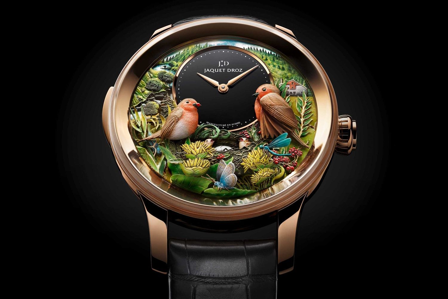 Kỳ Lân Luxury dong ho jaquet droz bird repeater phien ban ky niem 300 nam 1 Đồng hồ Jaquet Droz Bird Repeater Phiên bản kỷ niệm 300 năm