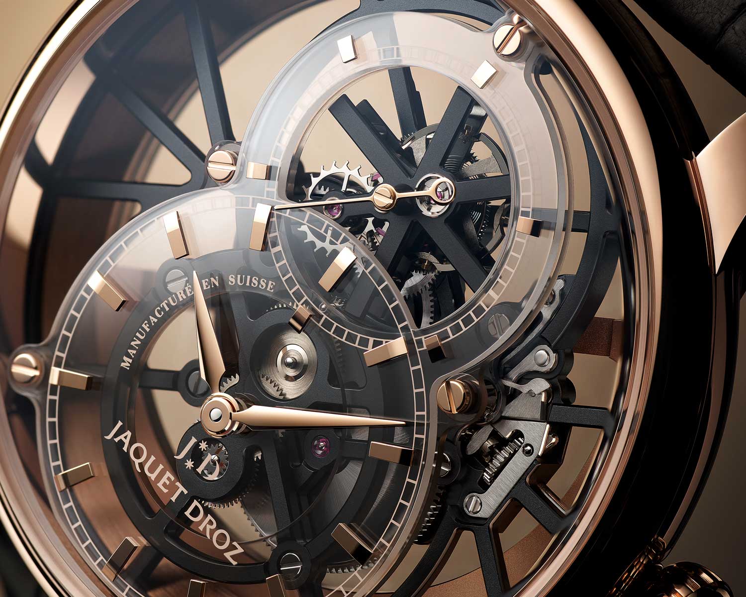 Đồng hồ Jaquet Droz Grande Seconde Skelet-One Tourbillon