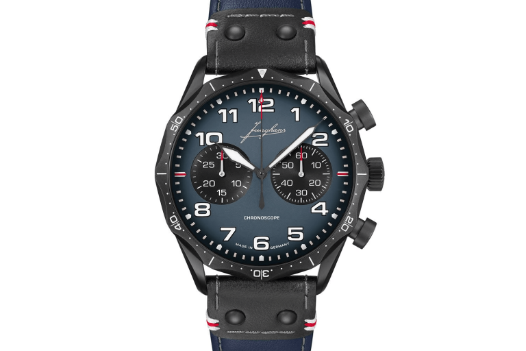Kỳ Lân Luxury dong ho junghans meister pilot chronoscope ky lan luxury 3 Đồng hồ bấm giờ phi công Junghans Meister