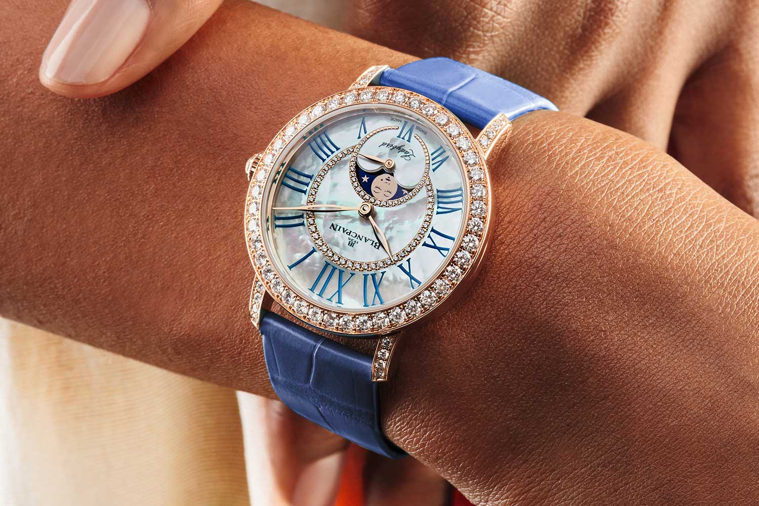 Đồng hồ Ladybird Colors Small Seconds và Moon Phase mới của Blancpain