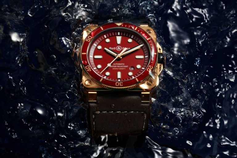 Kỳ Lân Luxury dong ho lan bell ross diver red bronze 1 Đồng hồ lặn Bell & Ross Diver Red Bronze