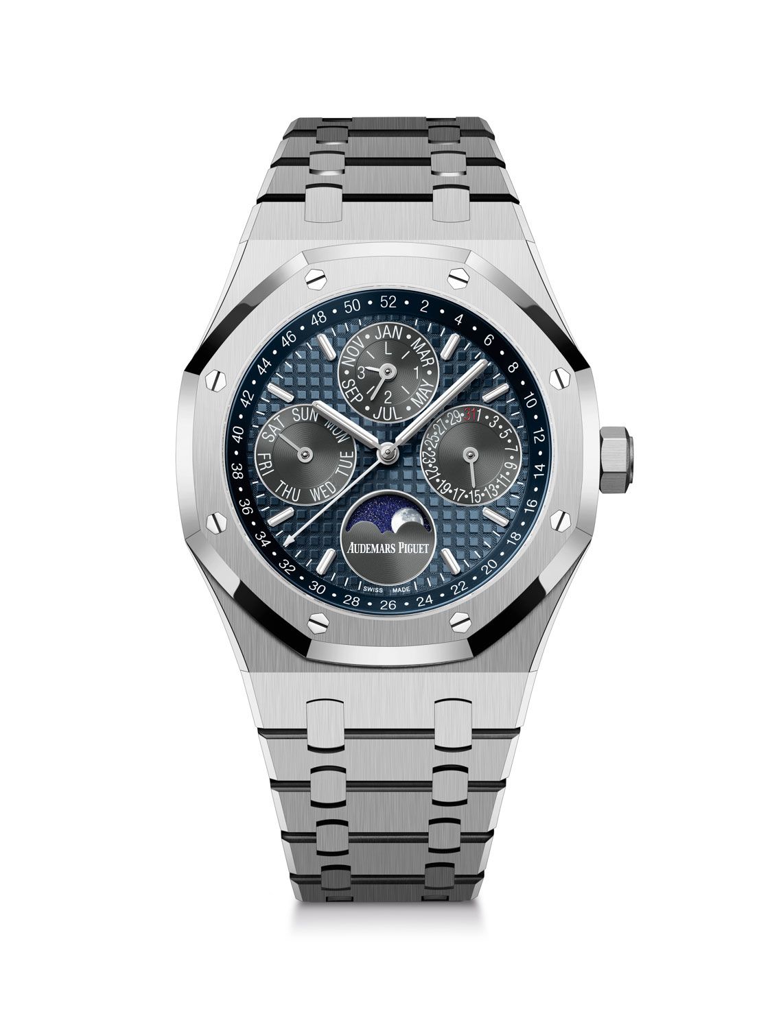 Đồng hồ Lịch vạn niên Royal Oak Titanium 2021