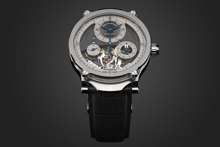 Kỳ Lân Luxury dong ho massena lab x sylvain pinaud chronograph monopoussoir 3 Đồng hồ Massena LAB x Sylvain Pinaud Chronograph Monopoussoir