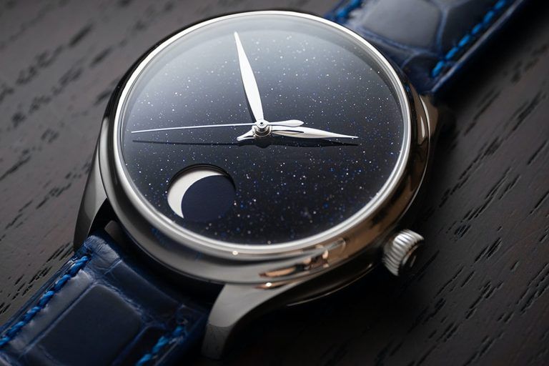 Kỳ Lân Luxury dong ho mat trang cua h moser cie endeavour cuc don gian 1 Đồng hồ Mặt trăng của H. Moser & Cie Endeavour cực đơn giản