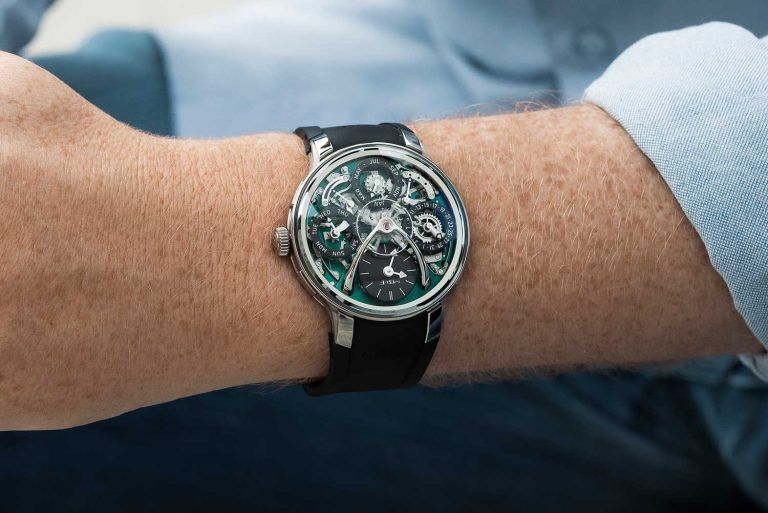 Kỳ Lân Luxury dong ho mb f lm perpetual evo bang titanium 2 Đồng hồ MB&F LM Perpetual EVO bằng Titanium