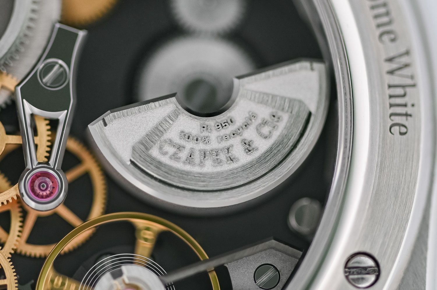 Đồng hồ Monochrome x Czapek Antarctique Trắng đơn sắc