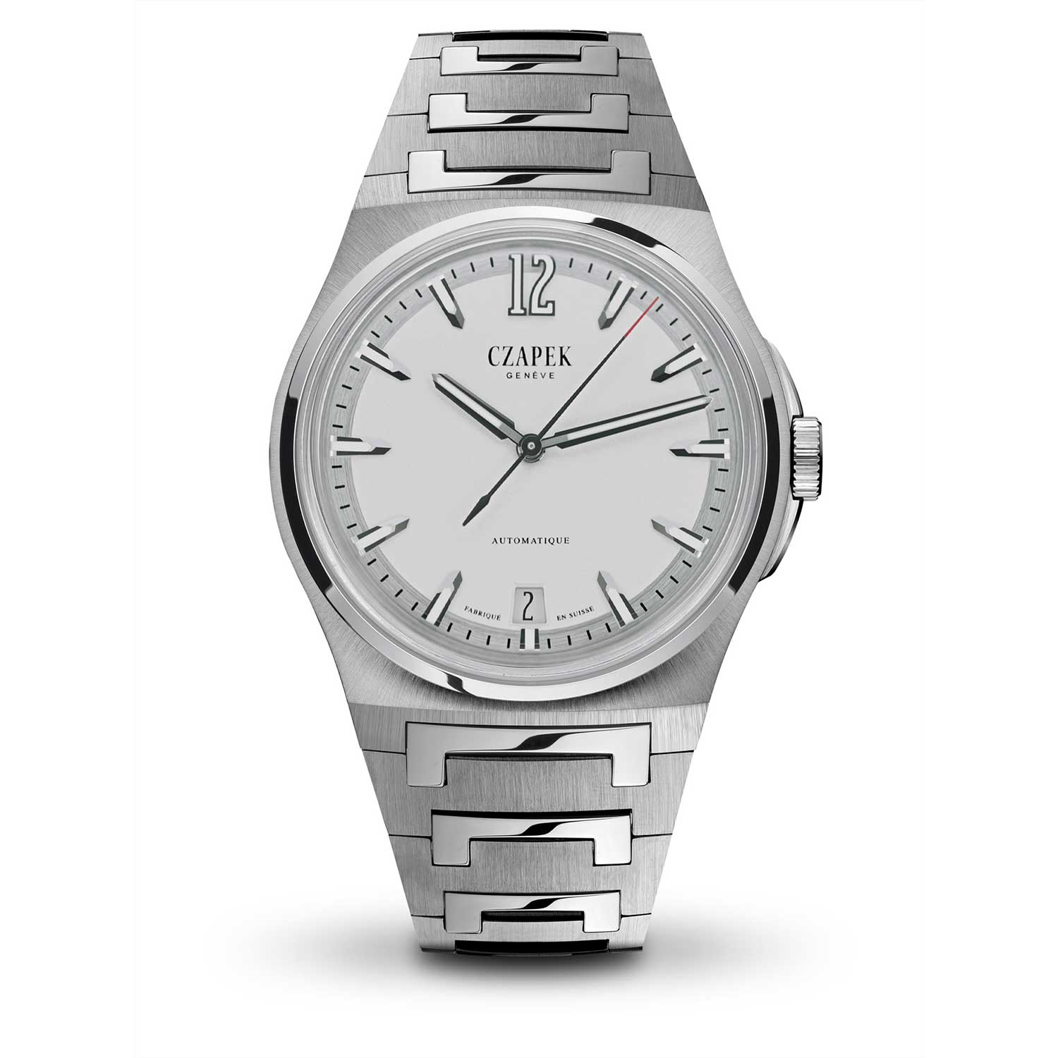 Đồng hồ Monochrome x Czapek Antarctique Trắng đơn sắc
