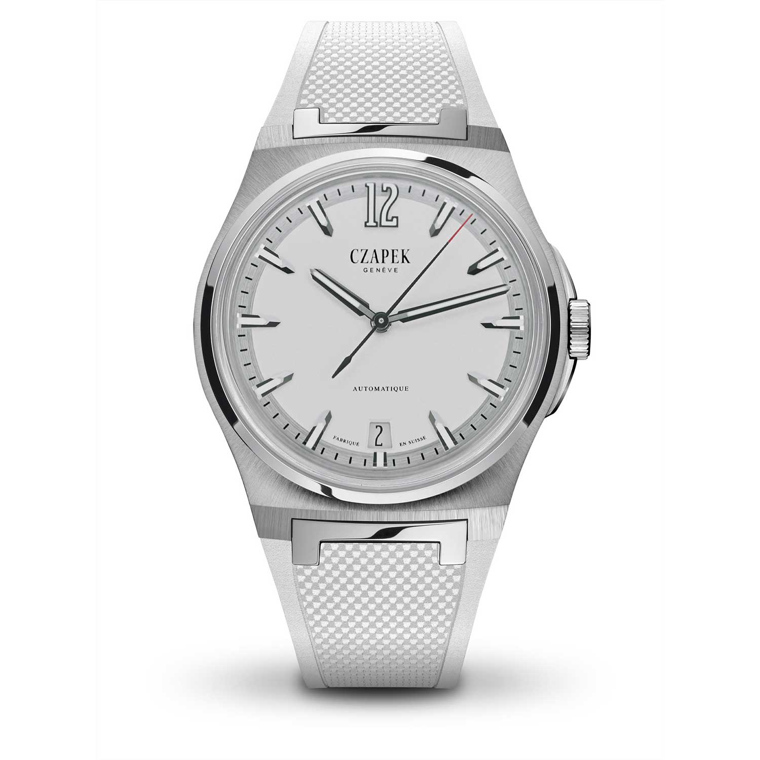 Đồng hồ Monochrome x Czapek Antarctique Trắng đơn sắc