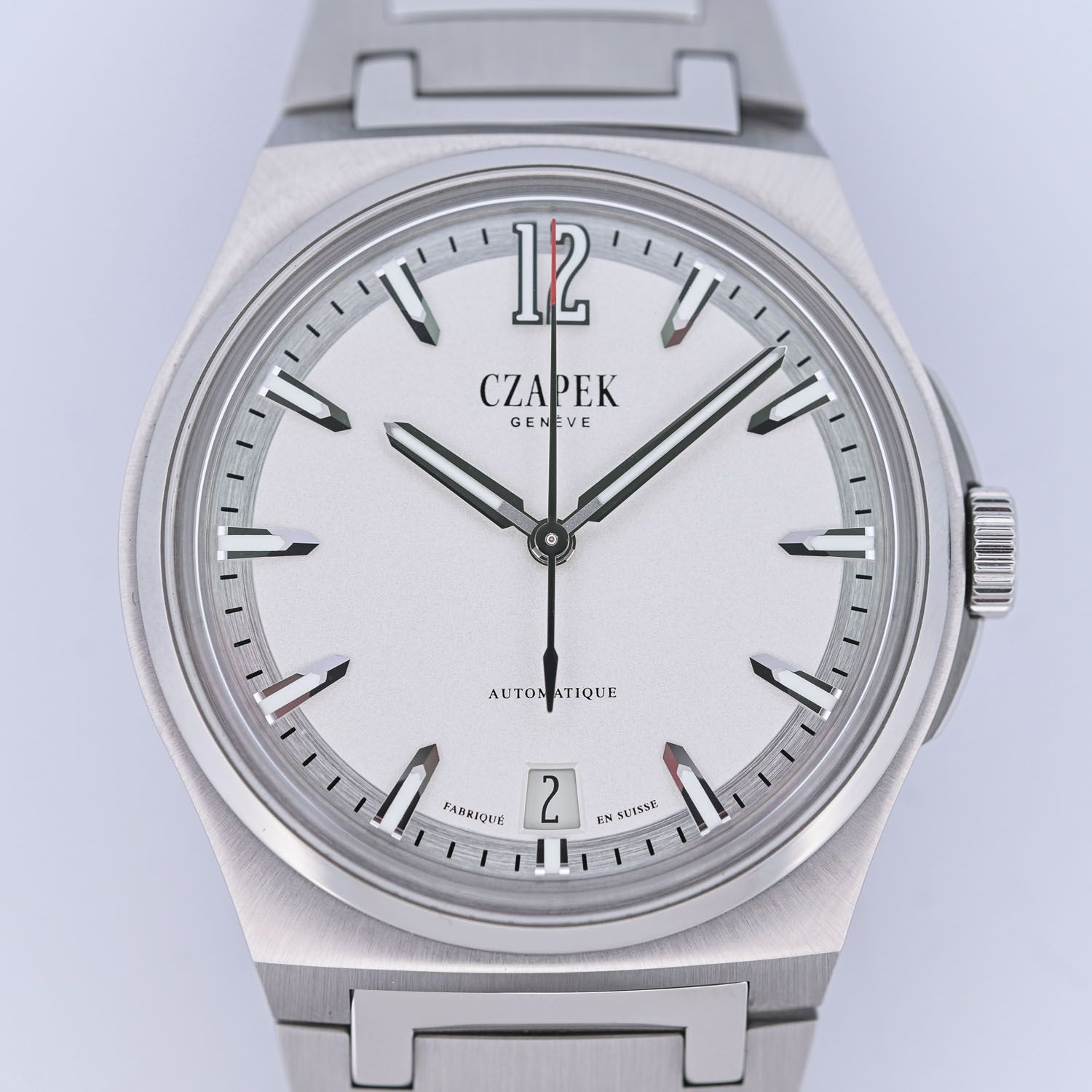 Đồng hồ Monochrome x Czapek Antarctique Trắng đơn sắc