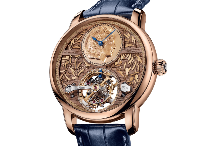 Kỳ Lân Luxury dong ho montblanc star legacy suspended exo tourbillon wood dial ky lan luxury 2023 3 Đồng hồ Montblanc Star Legacy Exo Tourbillon