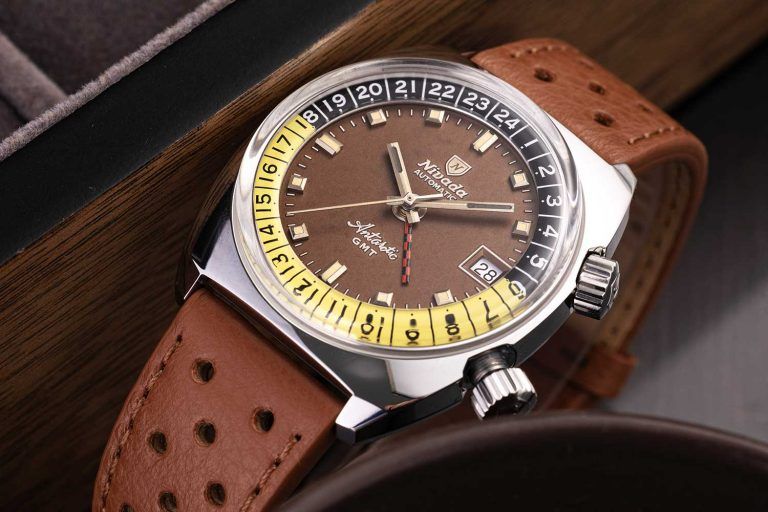 Kỳ Lân Luxury dong ho nivada grenchen antaractic gmt 2 Đồng hồ Nivada Grenchen Antarctic GMT