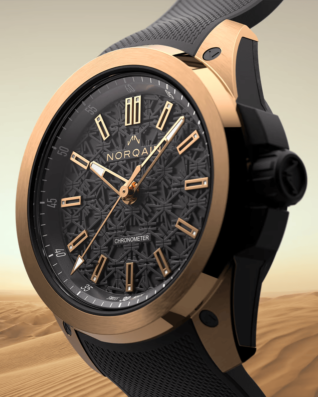Kỳ Lân Luxury dong ho norqain wild one gold wild one all black 2 Đồng hồ Norqain Wild One Gold & Wild One All Black