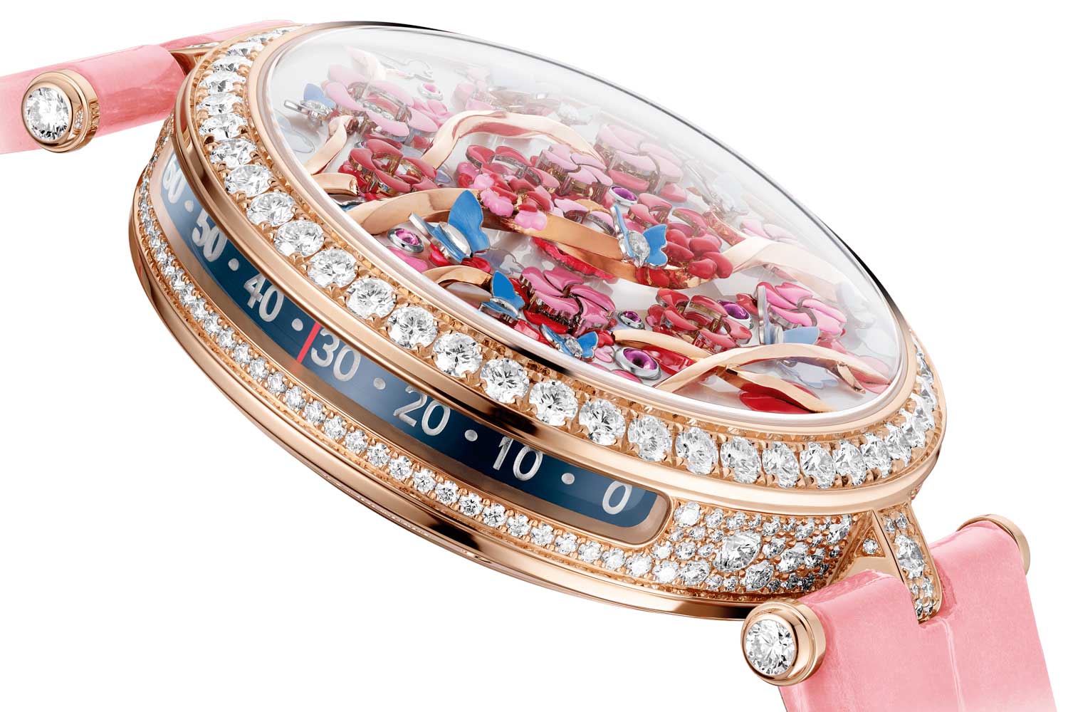 Đồng hồ nữ Van Cleef & Arpels Lady Arpels Heures Florales Cerisier 2022