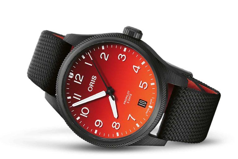 Kỳ Lân Luxury dong ho oris coulson bau troi do 2 Đồng hồ Oris Coulson Bầu trời đỏ