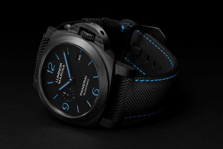 Đồng hồ Panerai Luminor Marina Carbotech 44mm - PAM 01661 1 Kỳ Lân Luxury dong ho panerai luminor marina carbotech 1 Đồng hồ Panerai Luminor Marina Carbotech 44mm - PAM 01661