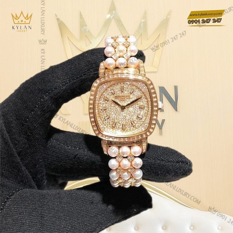 Kỳ Lân Luxury dong ho patek philippe gondolo haute joaillerie diamond pearl 7042100r 010 1 1 1 Đồng hồ Patek Philippe Gondolo Haute Joaillerie Diamond & Pearl 7042/100R-010